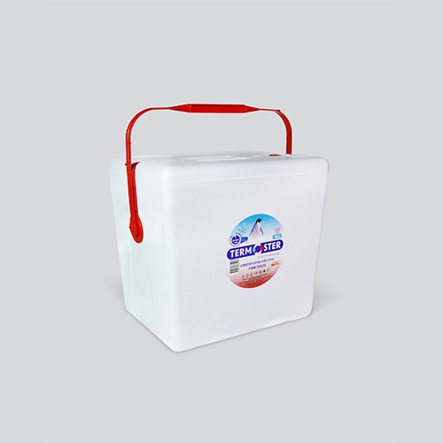 Locked Termoster Styrofoam Foam Cooler 10 Lt